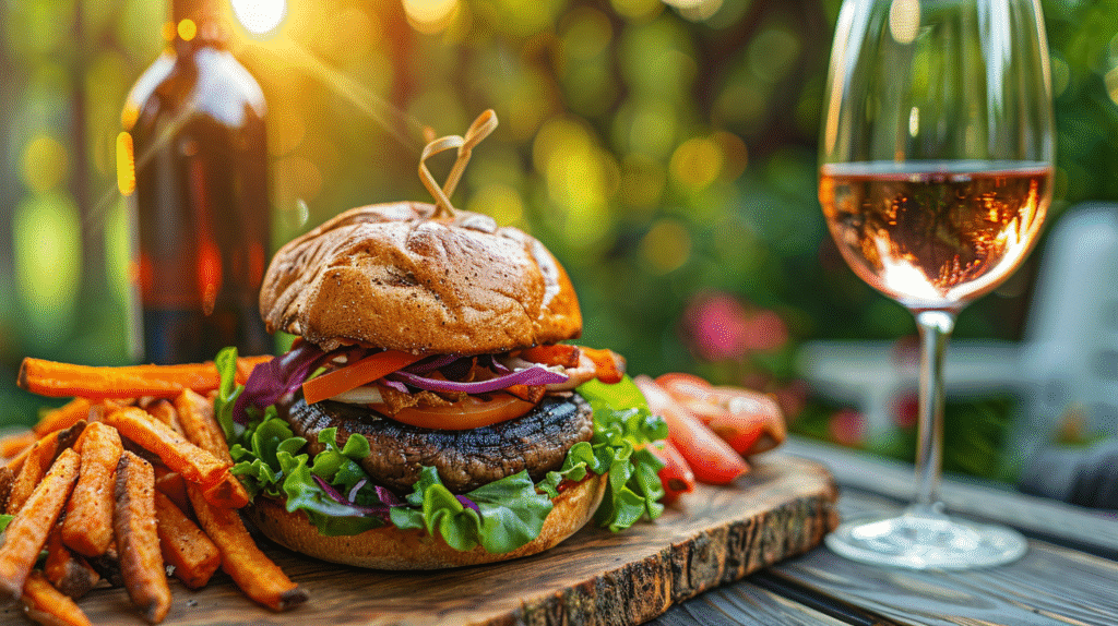 Portobello mushroom burgers