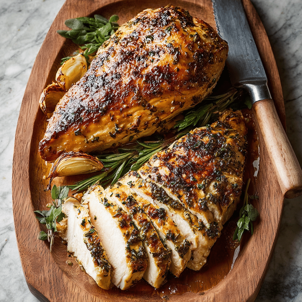 Herb-Butter Roasted Turkey Breast