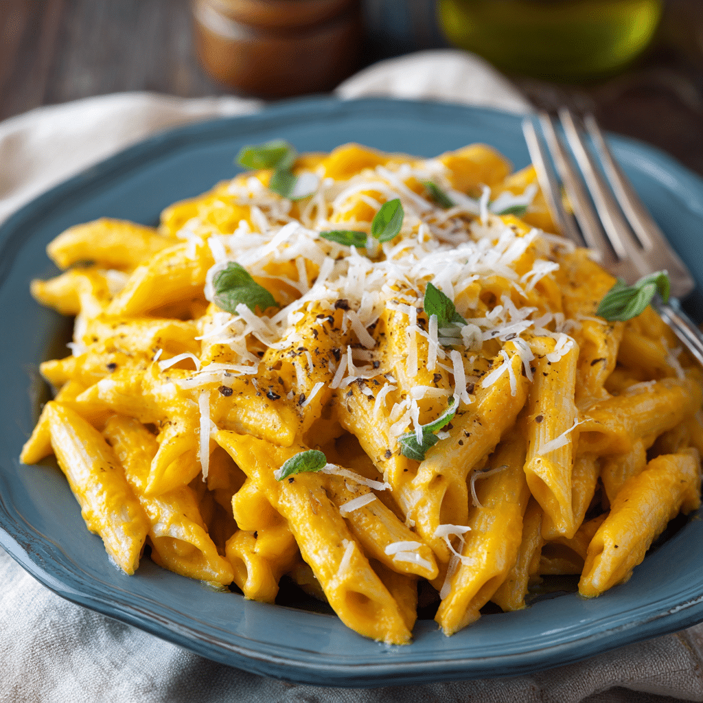 Quick Creamy Pasta: Pumpkin Alfredo Recipe