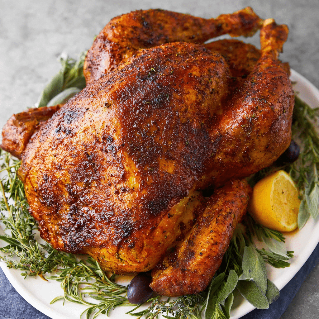 Flavorful Holiday Favorite Smoked Turkey Recipe