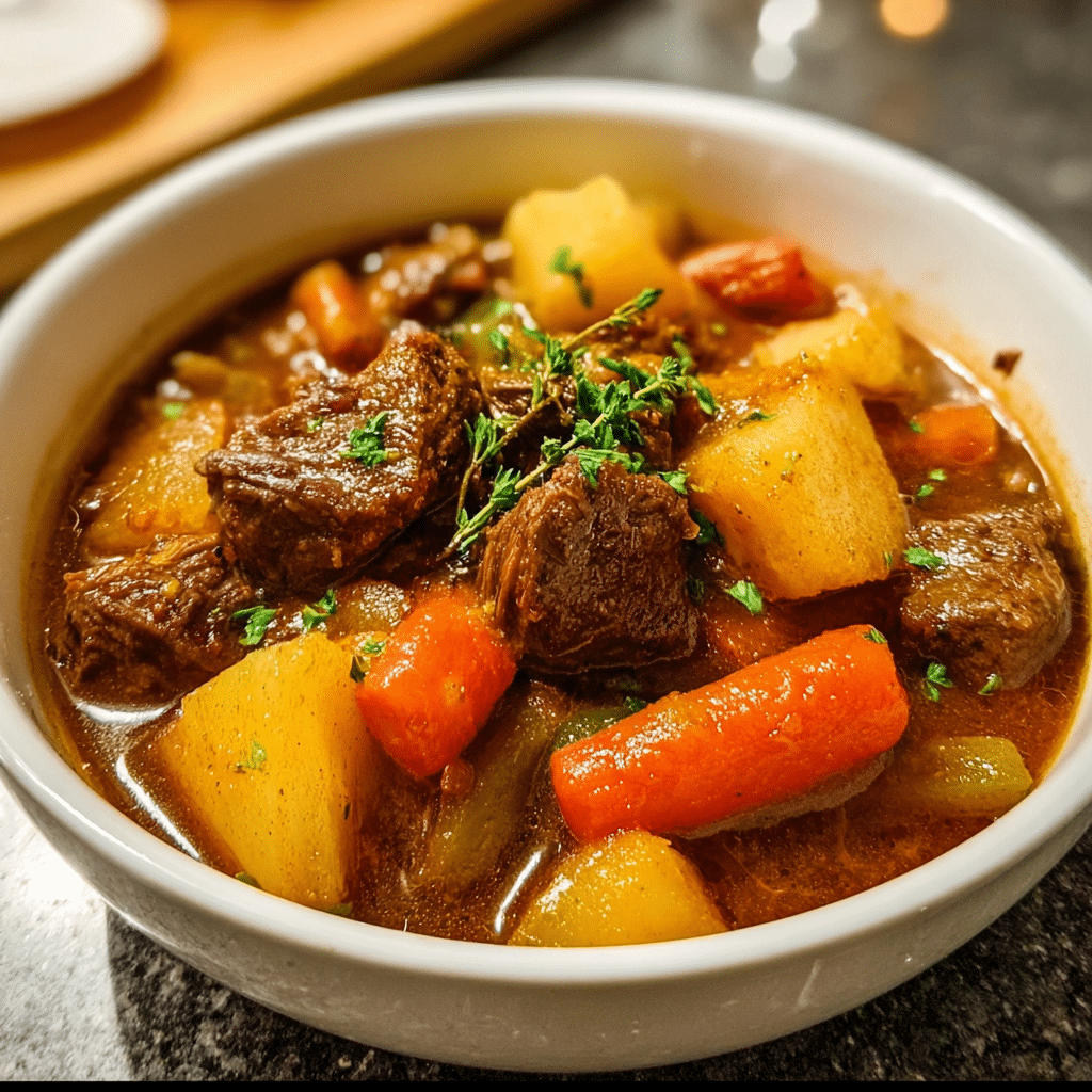 Apple Cider Beef Stew