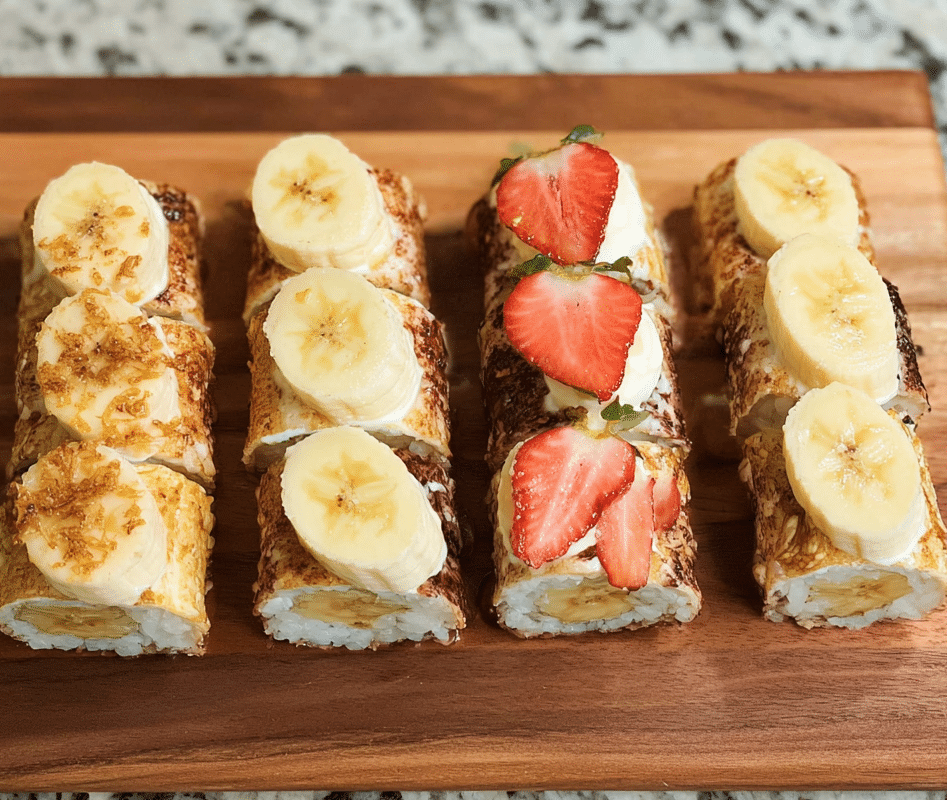 Fun Kid Snack: Breakfast Sushi Banana Rolls