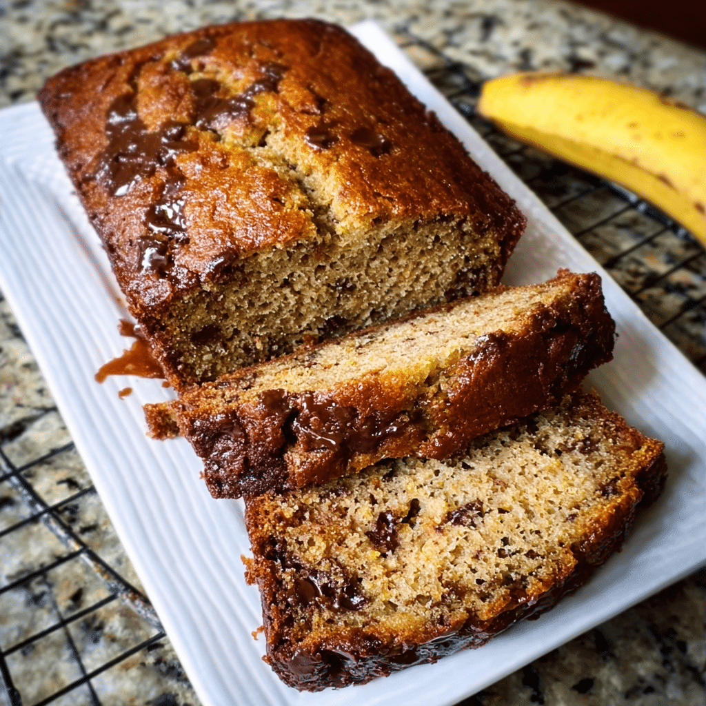 Moist & Simple Homemade Banana Bread Recipe
