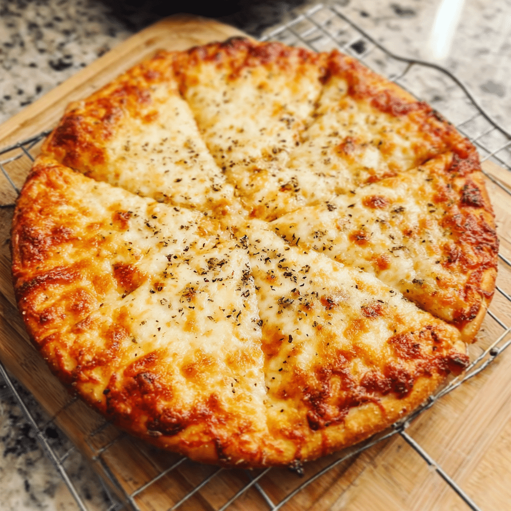 Homemade Cheesy Pizza Recipe