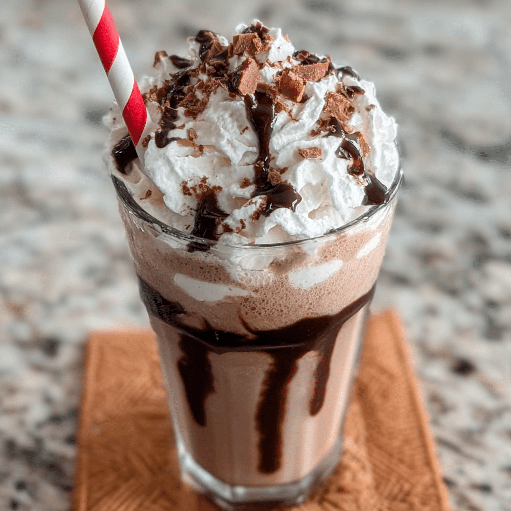 Classic Creamy Chocolate Milkshake