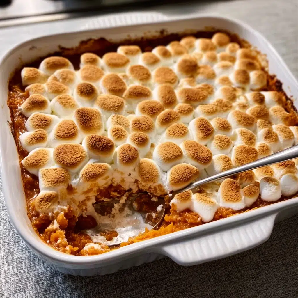 Sweet Potato Casserole with Marshmallows