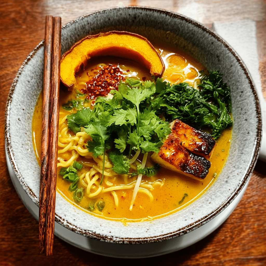 Pumpkin Miso Ramen