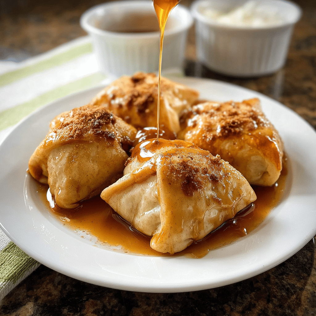 Warm Homemade Apple Dumplings