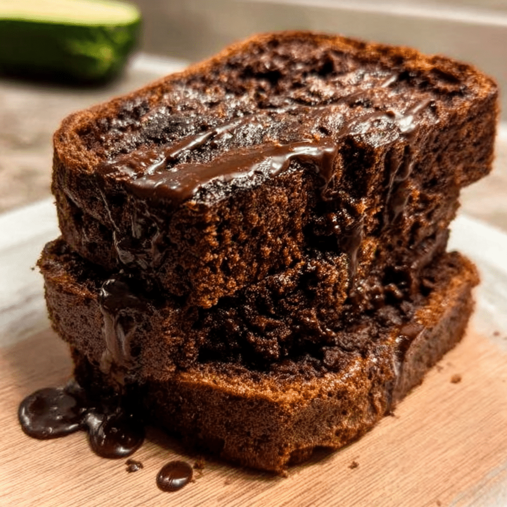Chocolate Lover’s Hot Fudge Brownie Bread