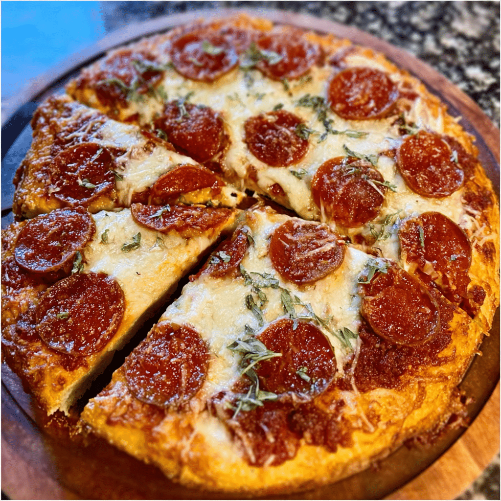 Easy Beef Pepperoni Pizza Recipe