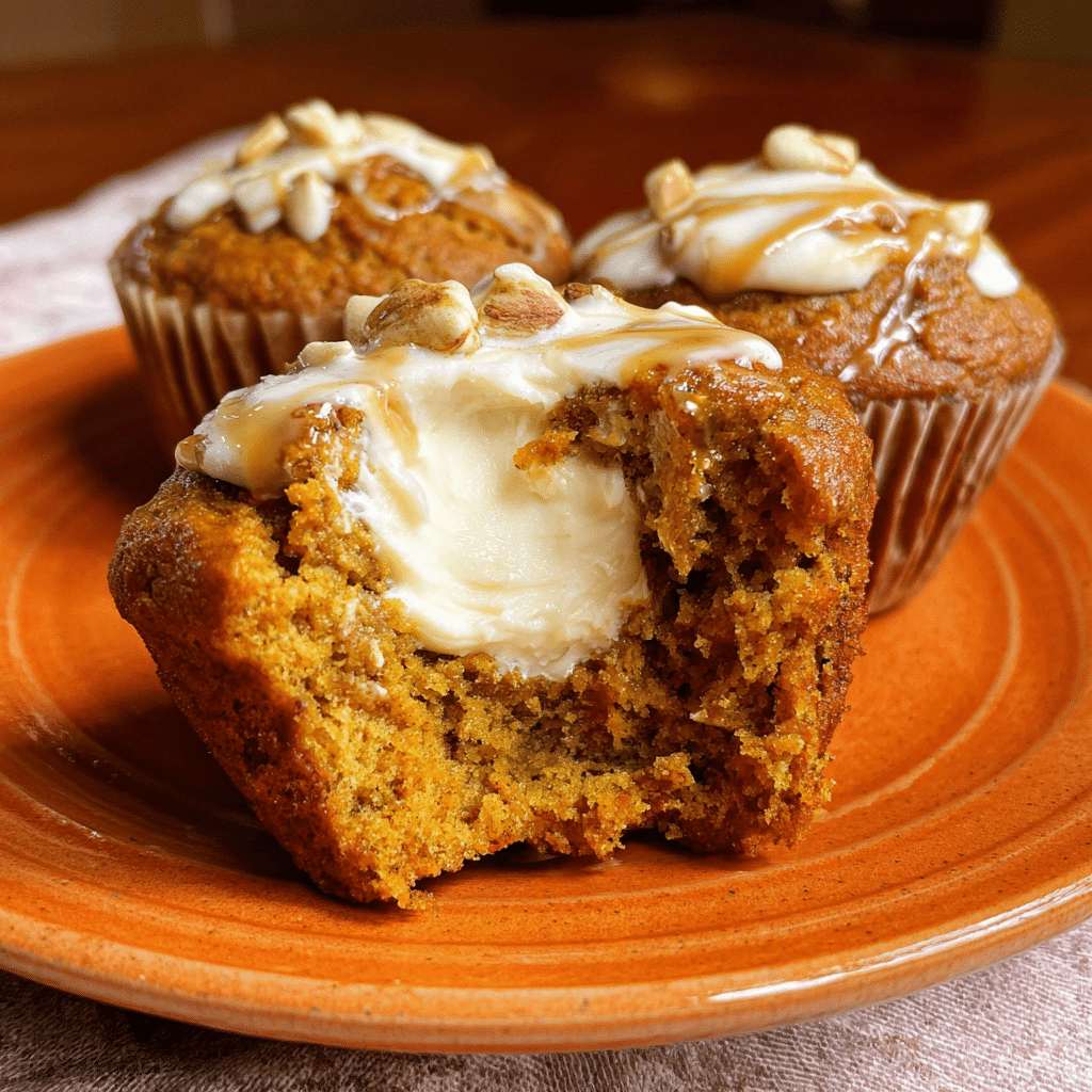 Pumpkin Cream Cheese Muffins