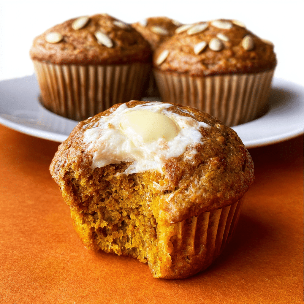 Pumpkin Cream Cheese Muffins
