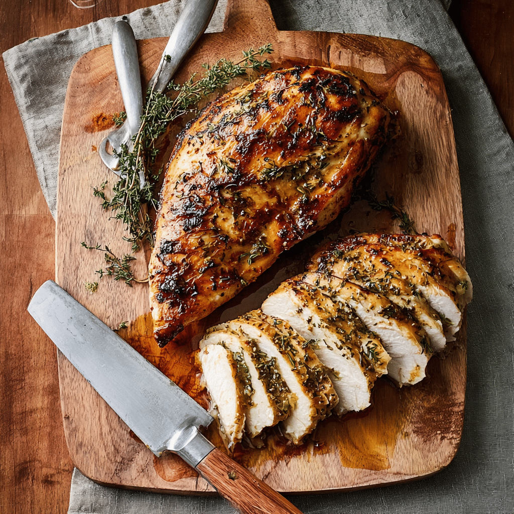 Herb-Butter Roasted Turkey Breast