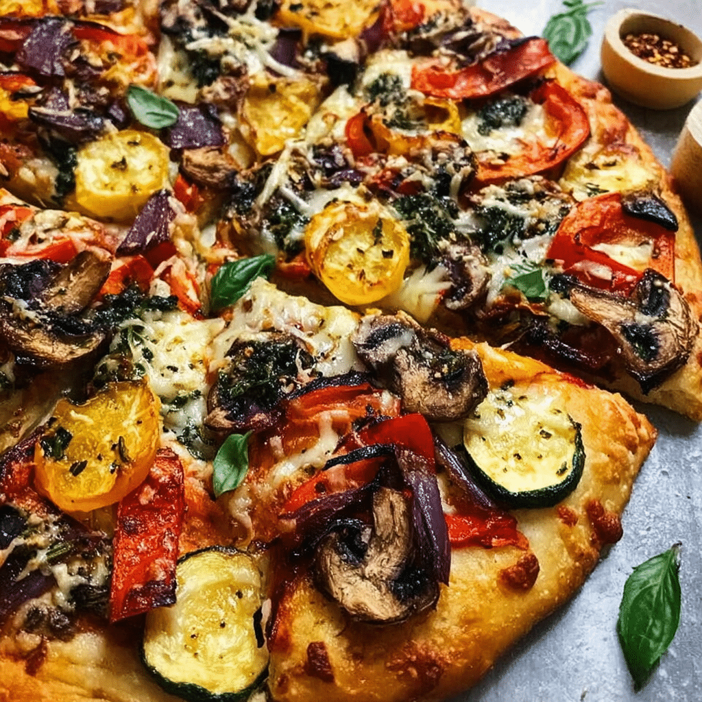 Roasted Fall Vegetable Pizza