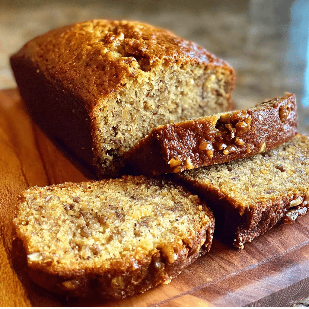 Moist Homemade Banana Bread Recipe