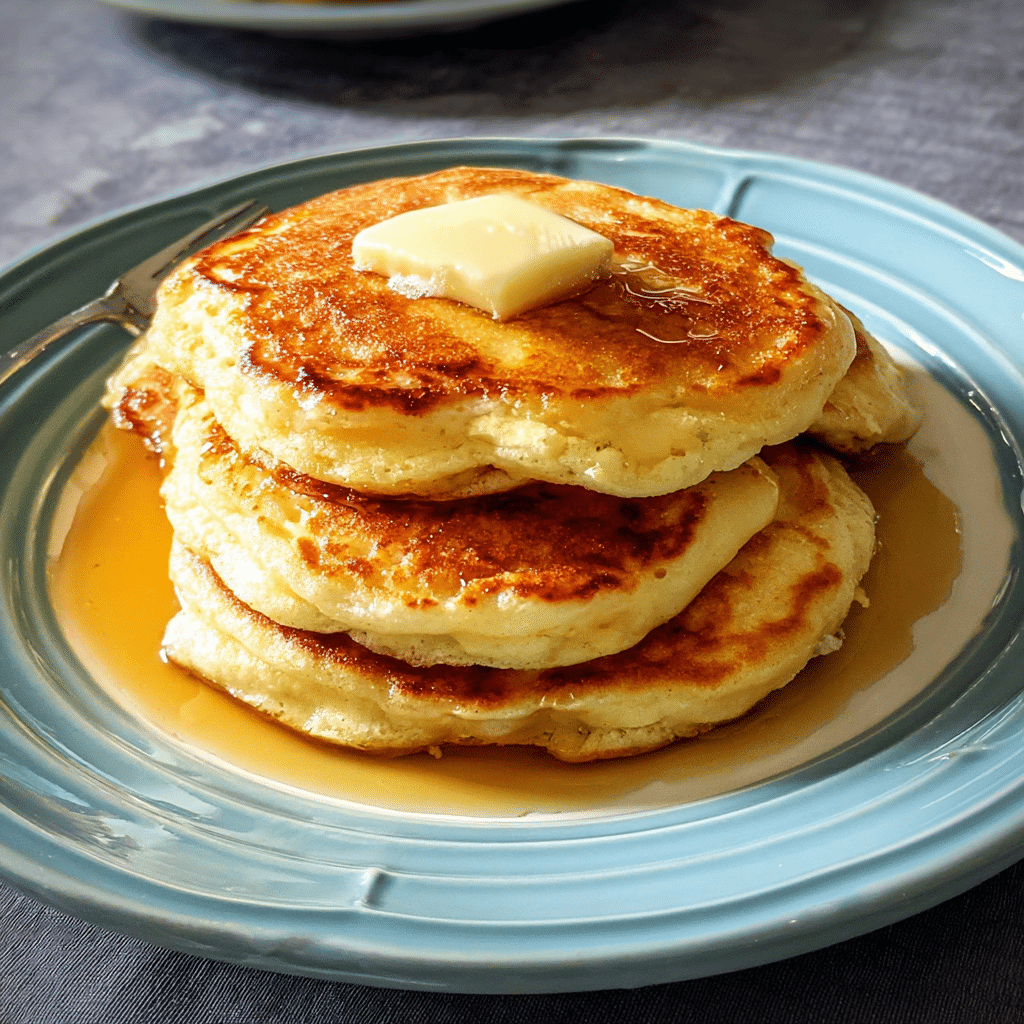 Fluffy Homemade Buttermilk Pancakes