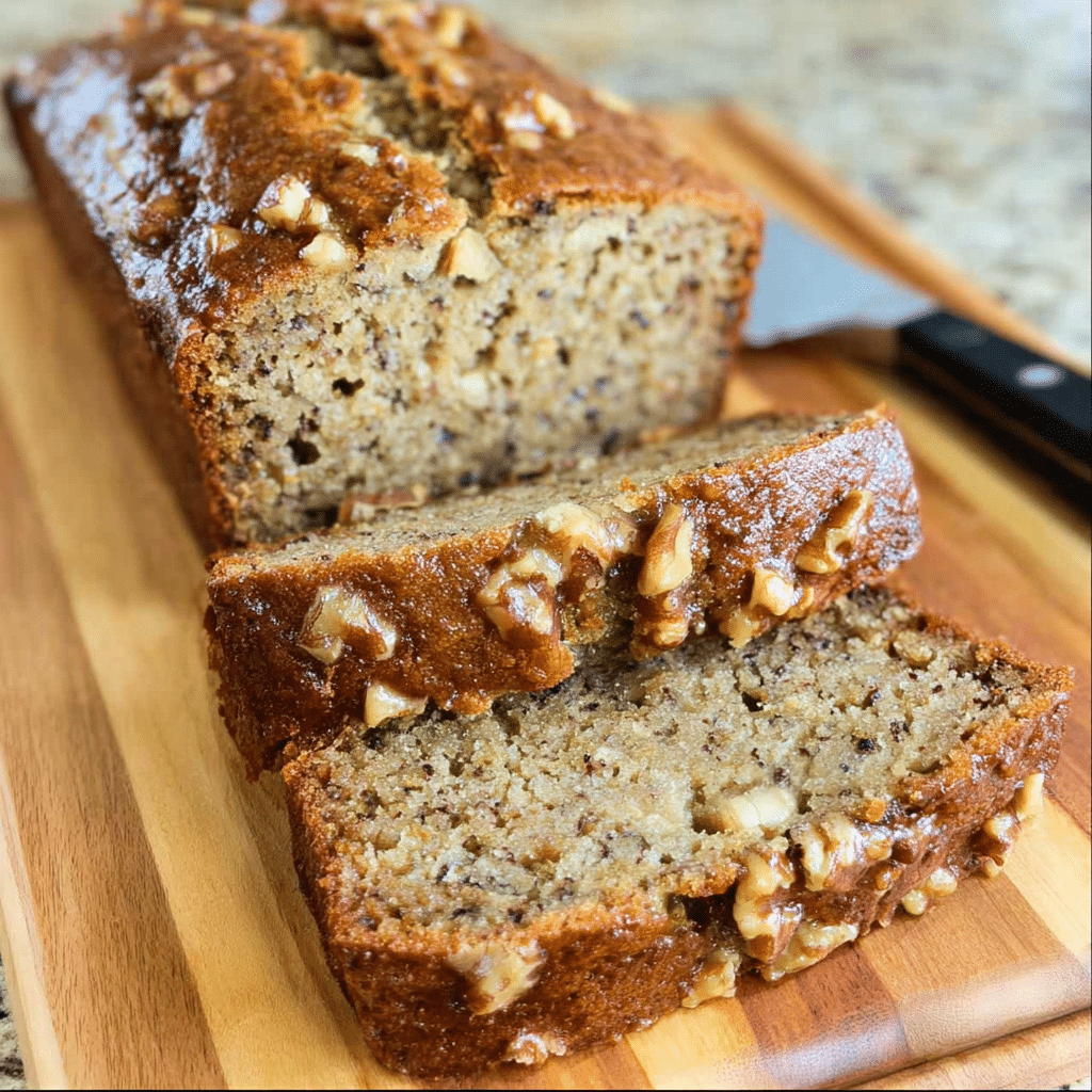 Moist Homemade Banana Bread Recipe