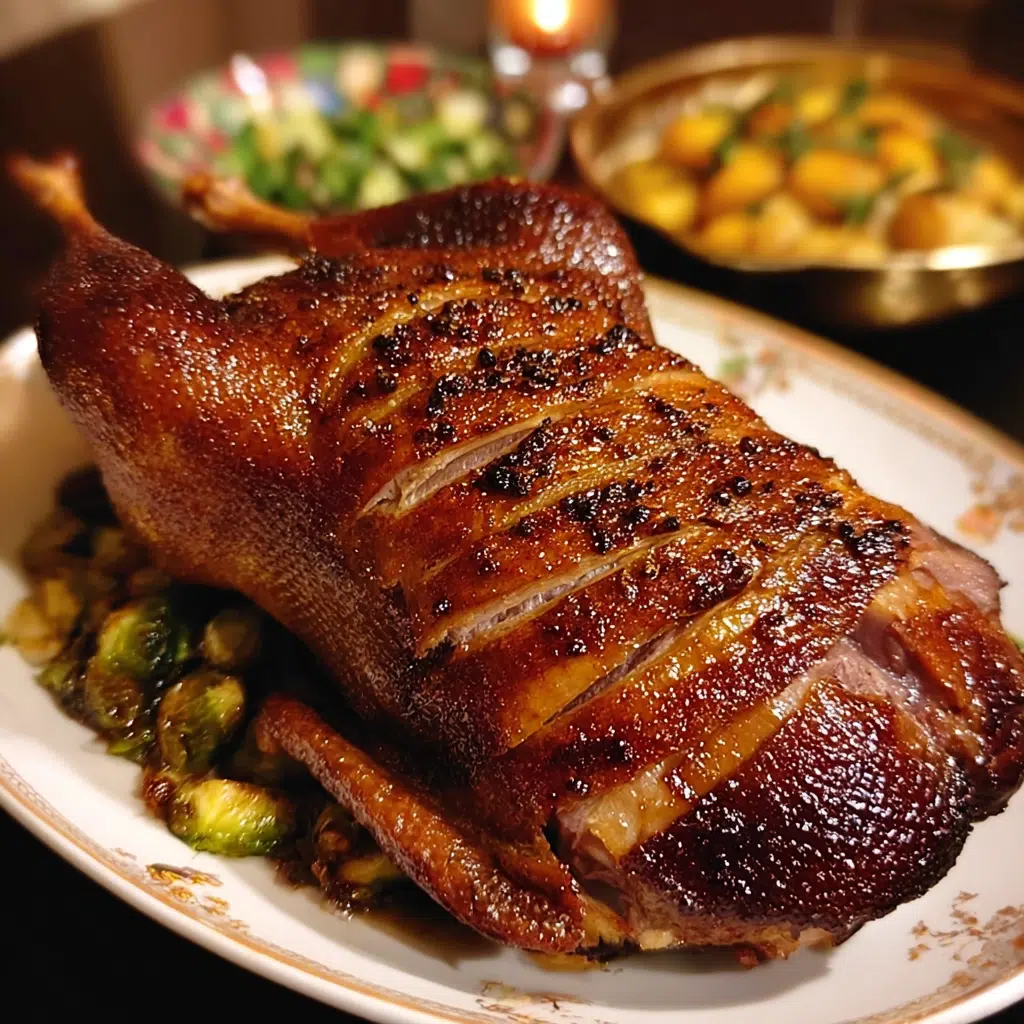 Crispy Roast Goose Traditional Christmas Recipe