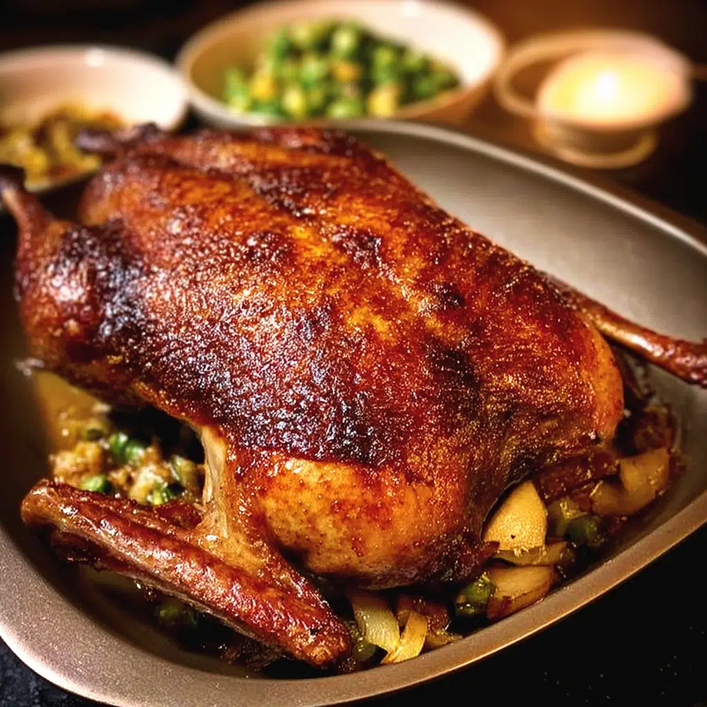 Crispy Roast Goose Traditional Christmas Recipe