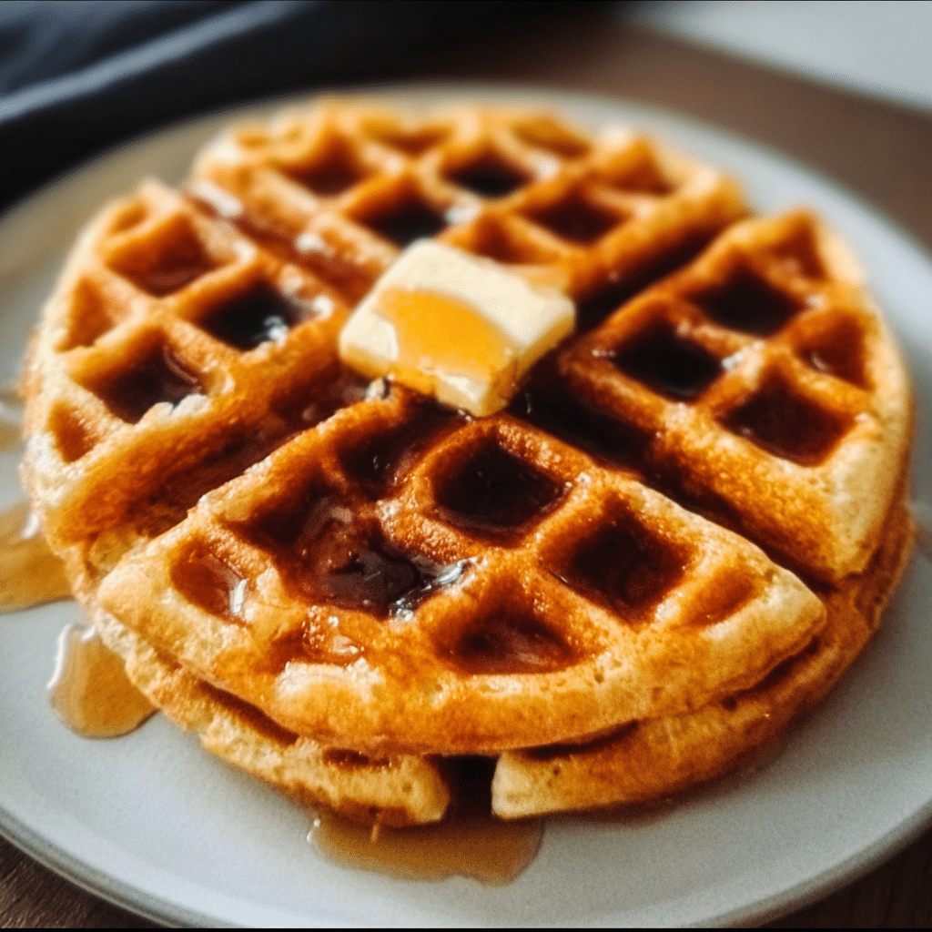 crispy homemade waffles