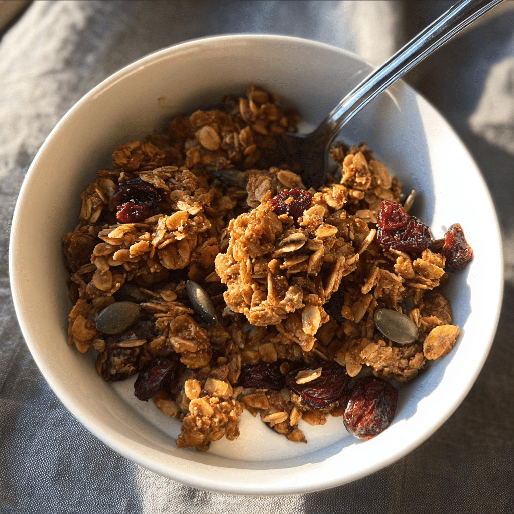 homemade crunchy granola recipe