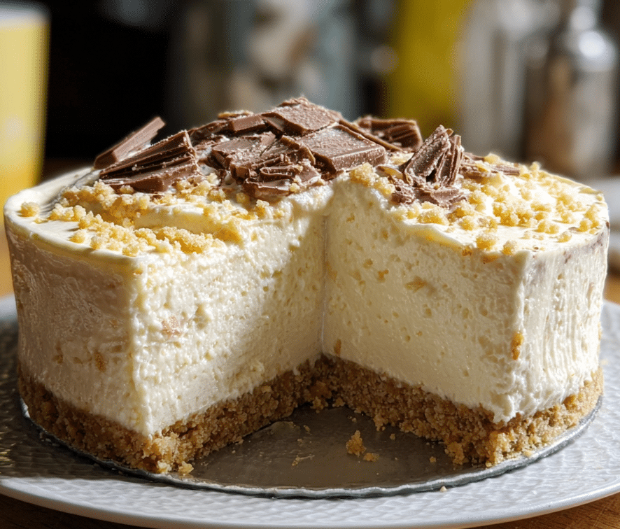 lemon ripple cheesecake