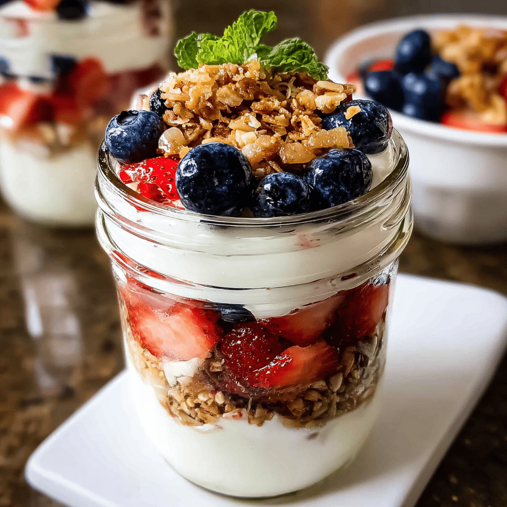 Greek yogurt parfait