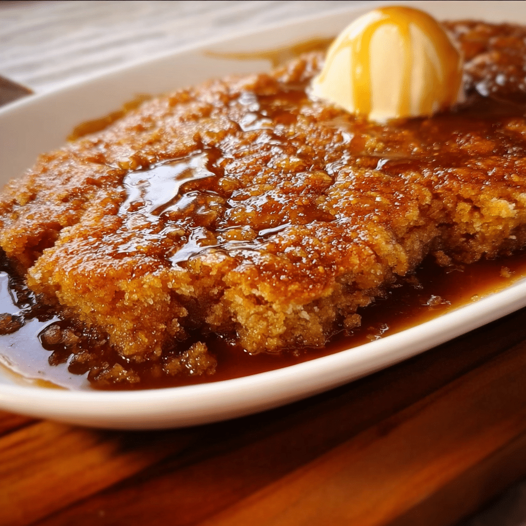 butterscotch self-saucing pudding