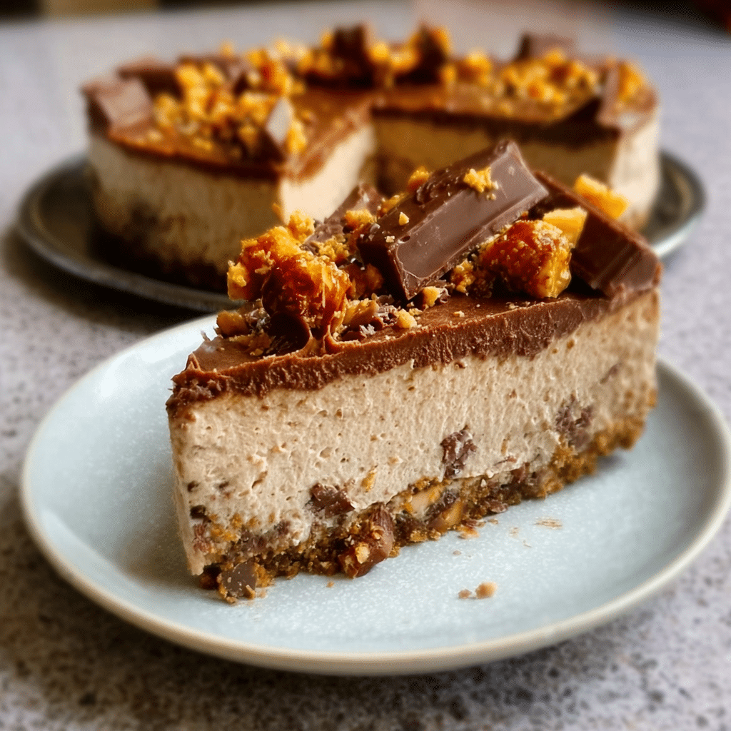 no-bake Toblerone cheesecake