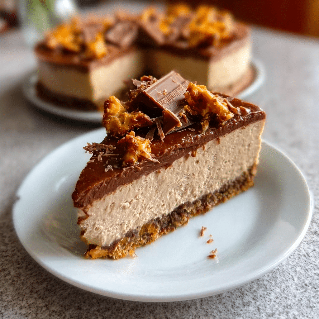 no-bake Toblerone cheesecake