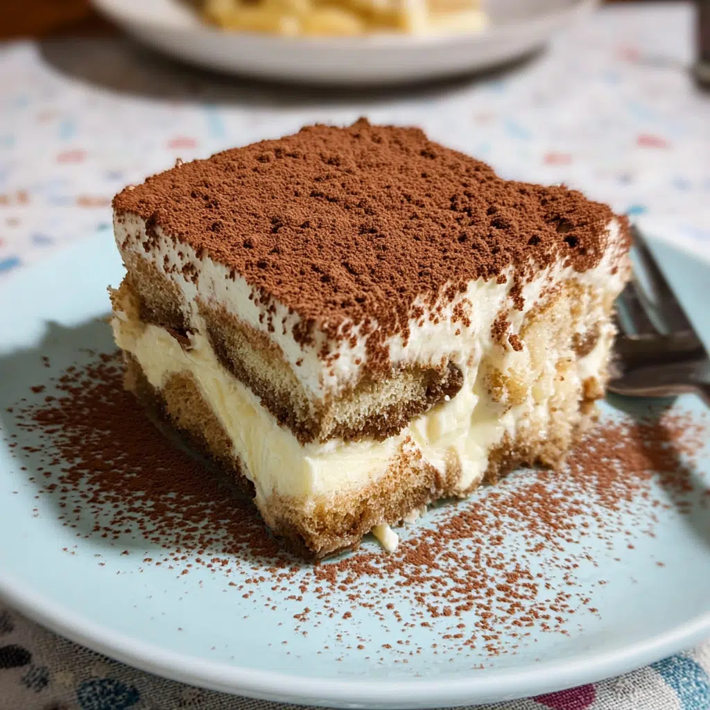 creamy homemade tiramisu dessert