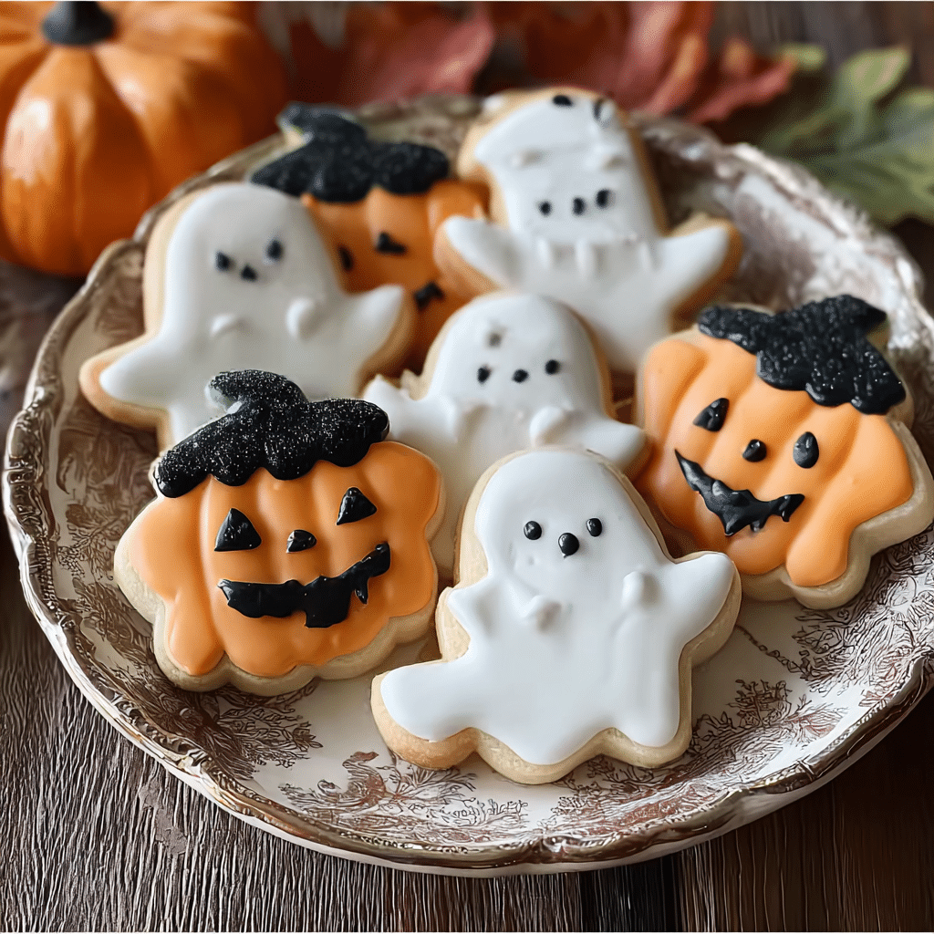 Cute Halloween Desserts for Kids – Ghost Sugar Cookies