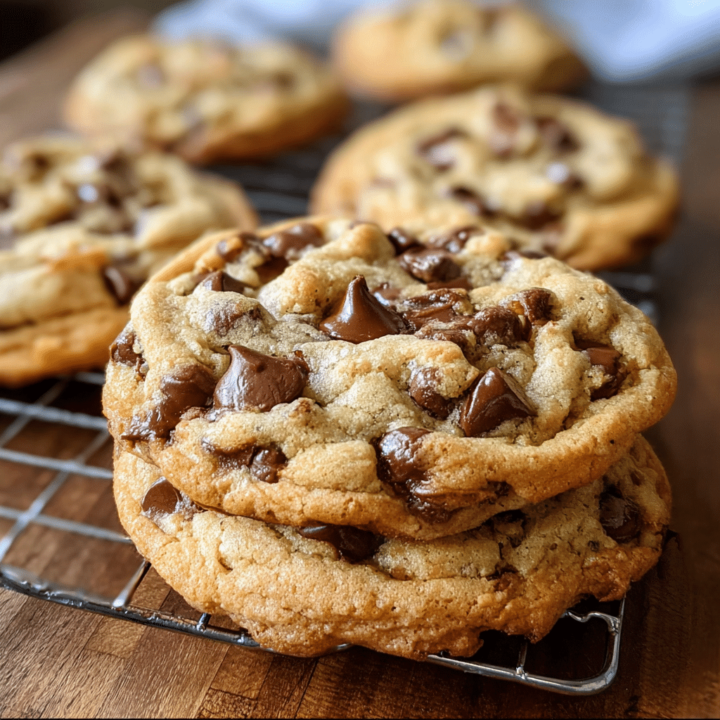 soft and chewy chocolate chip cookies