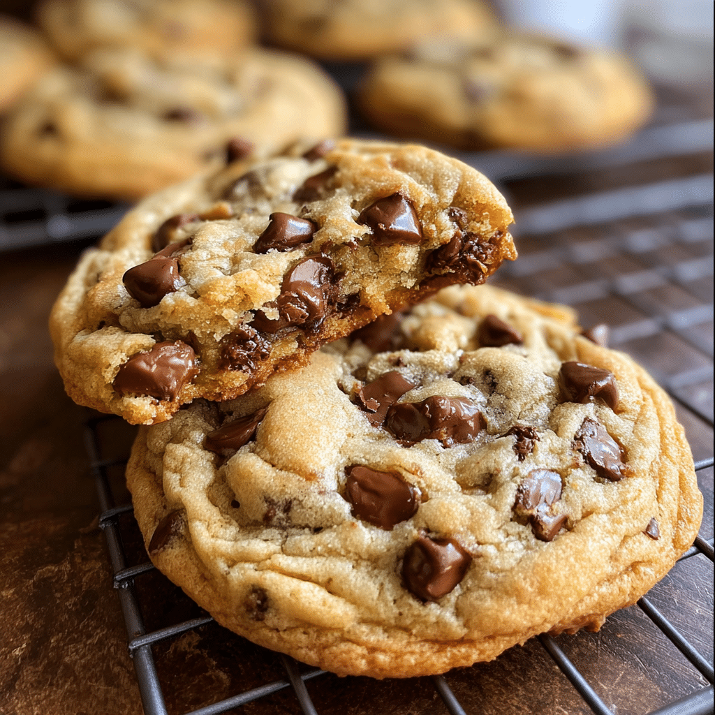 soft and chewy chocolate chip cookies