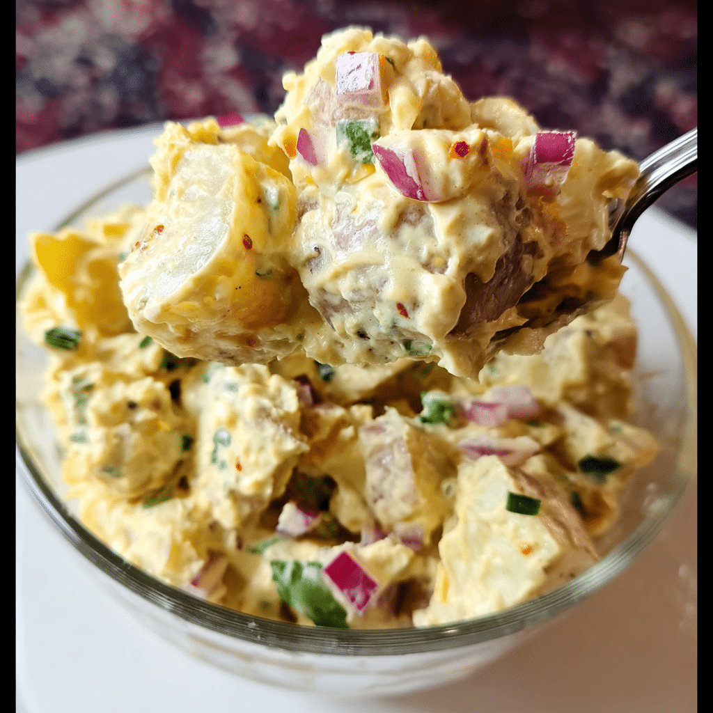 Creamy Southwest Vegan Potato Salad