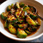 Spicy Asian cucumber salad