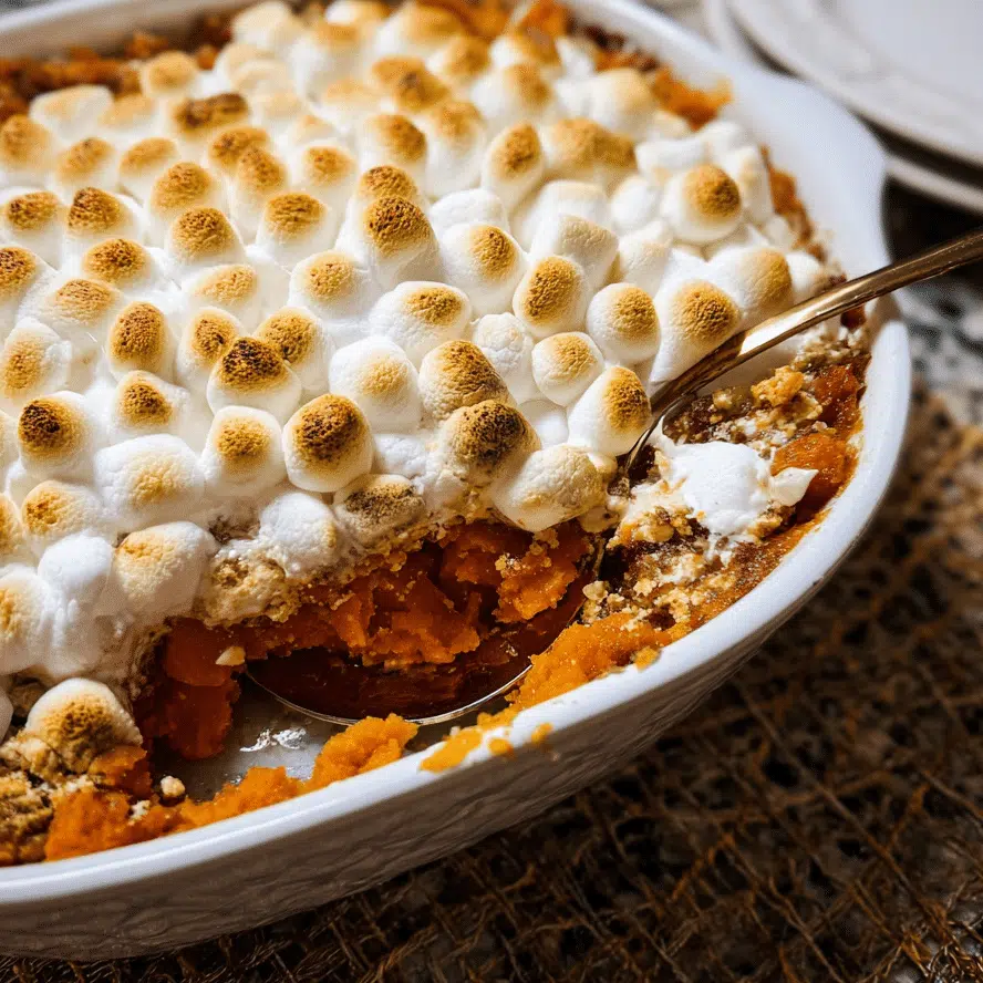 Sweet Potato Casserole with Marshmallows