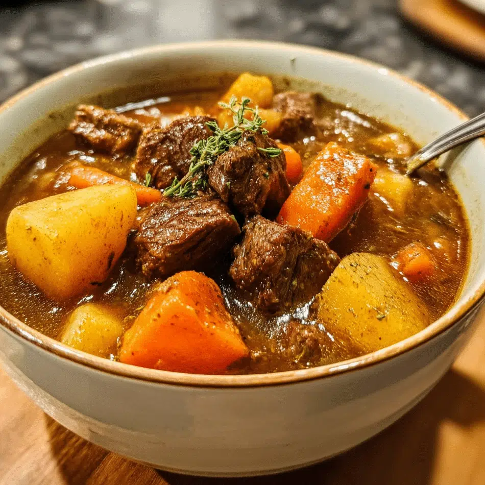 Apple Cider Beef Stew