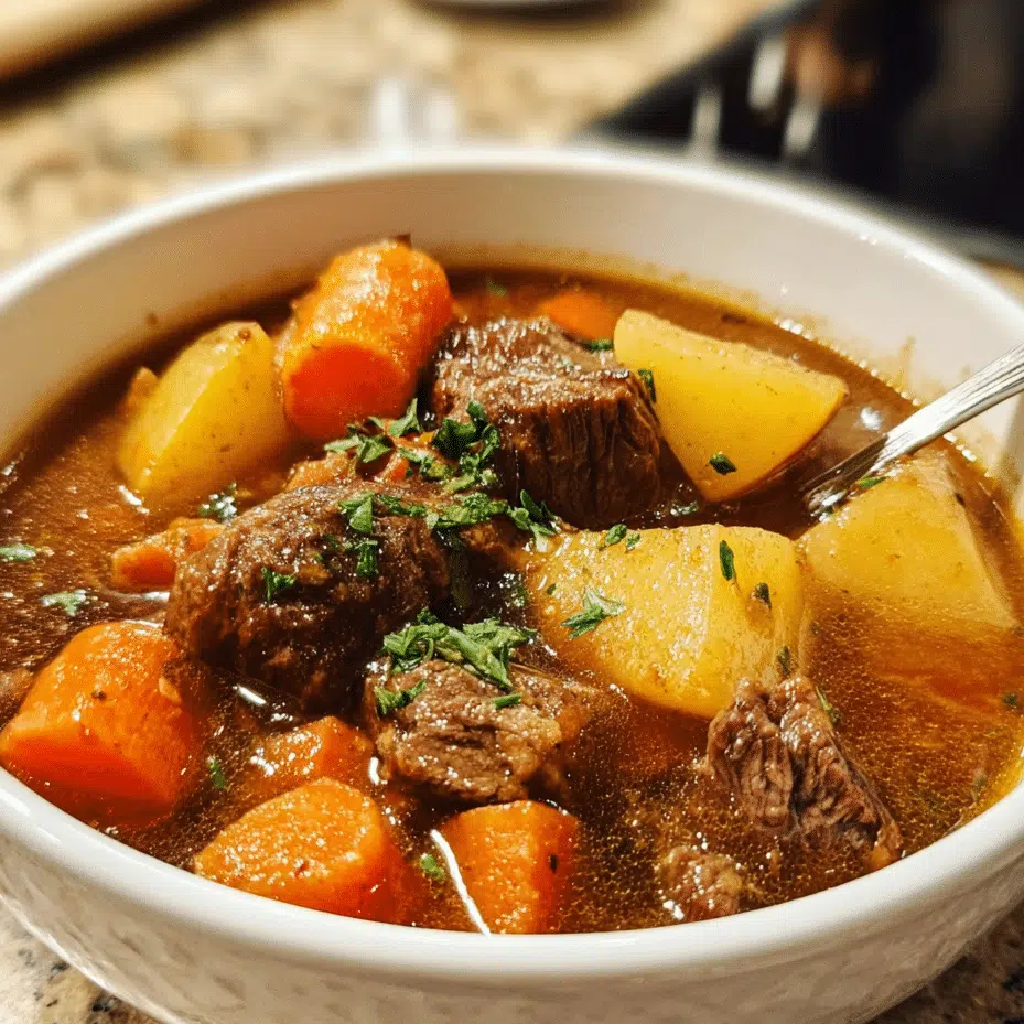 Apple Cider Beef Stew