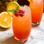 Tropical Fruit Punch Mocktail