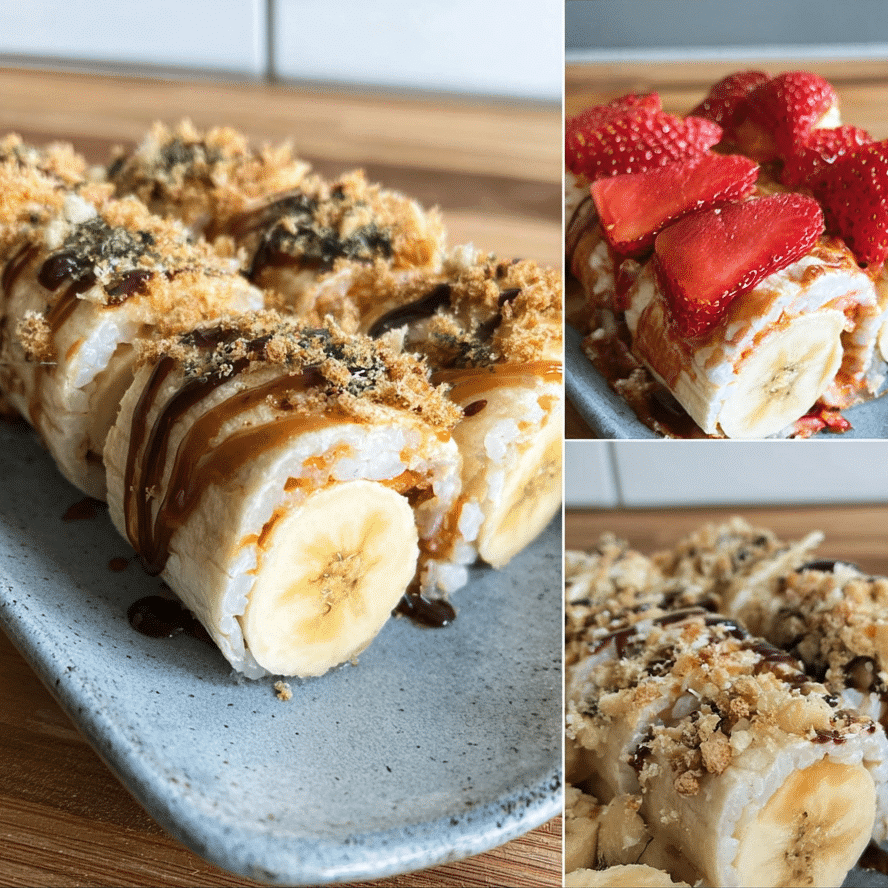 Fun Kid Snack: Breakfast Sushi Banana Rolls