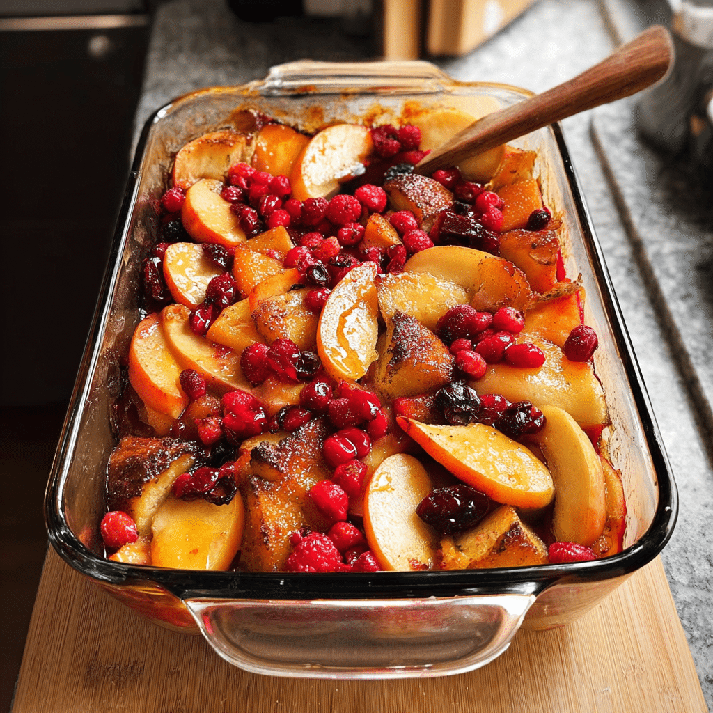 Spiced Hot Fruit Bake