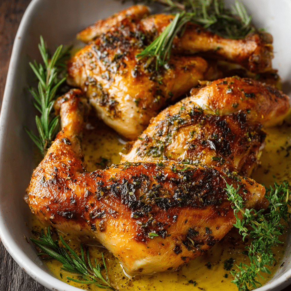 Garlic & Herb Roasted Chicken