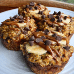 Baked Oatmeal Cups with Banana & Chocolate
