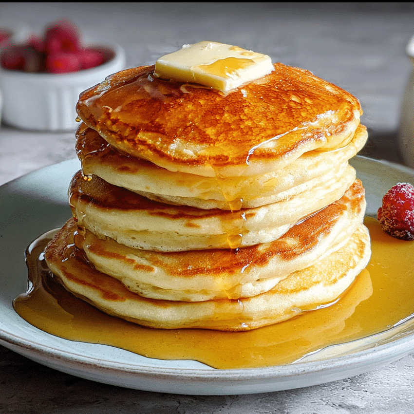 Homemade Buttermilk Pancakes