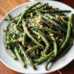 Roasted Garlic Green Beans