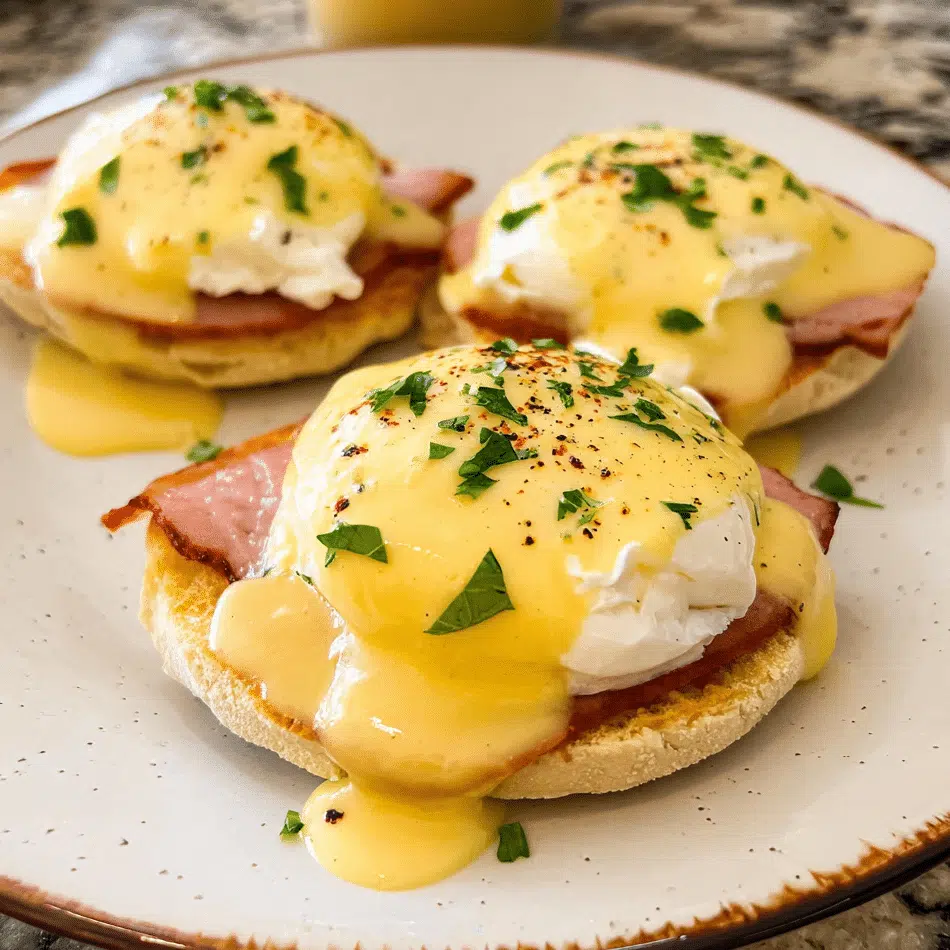 Homemade Eggs Benedict Brunch Recipe