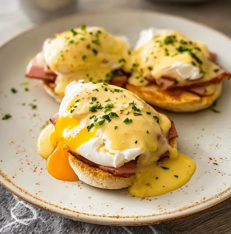 Homemade Eggs Benedict Brunch Recipe