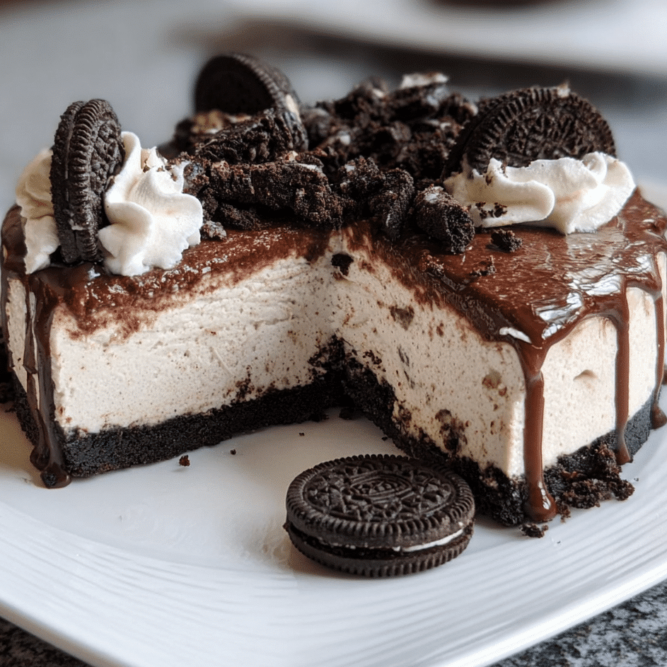 no-bake Oreo cheesecake