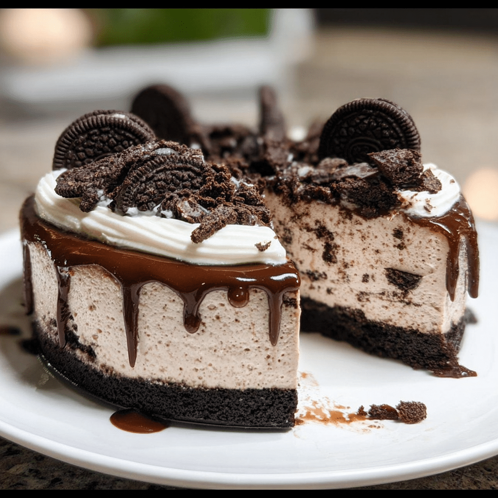 no-bake Oreo cheesecake